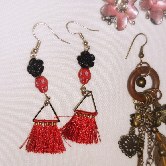 LOT 8 pair earrings - Picture 3 of 8